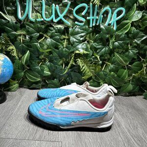 Nike Phantom GX Academy Turf Soccer Shoes DD9557-446 BLUE Youth Size 4.5y